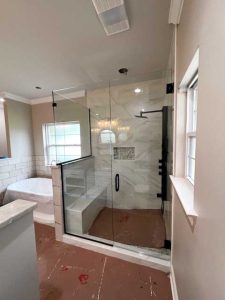 residential shower glass